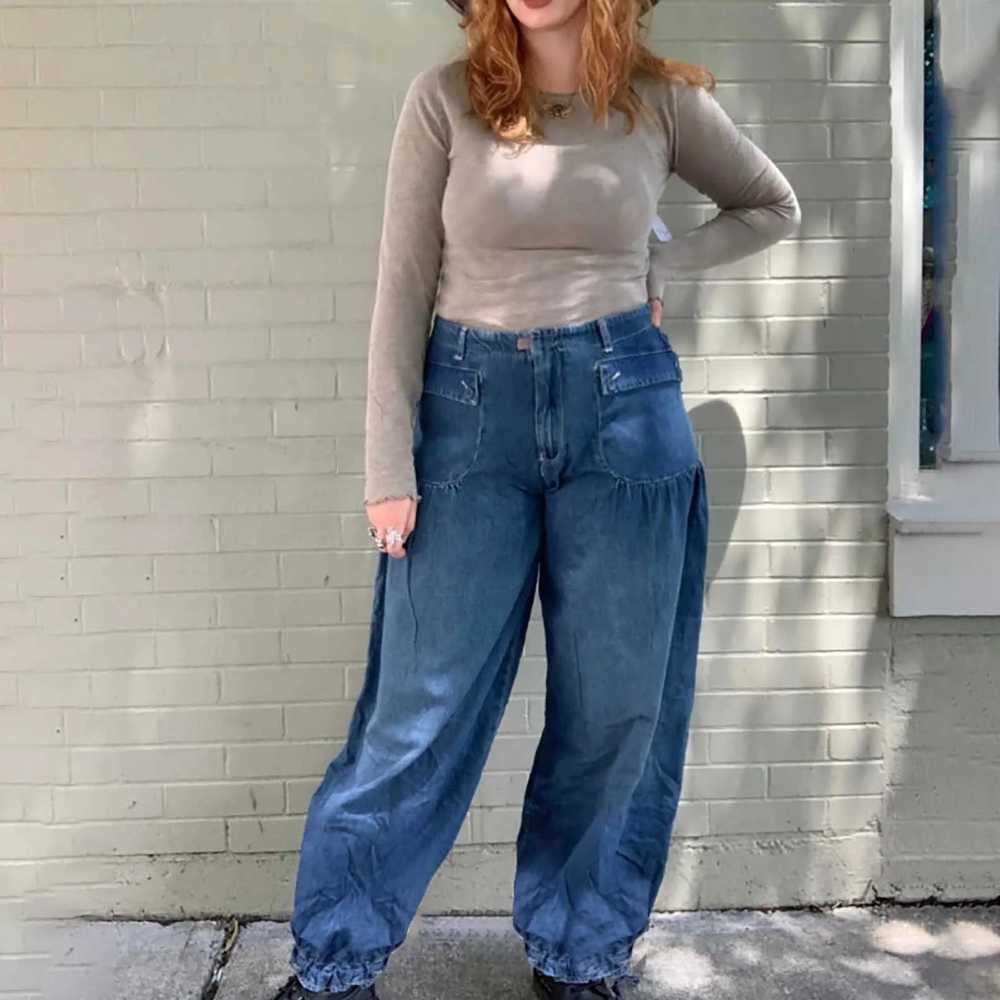 Low Waist Wide Legs Jeans Woman Streetwear American Vintage Denim Pants Female Casual Washed Straight