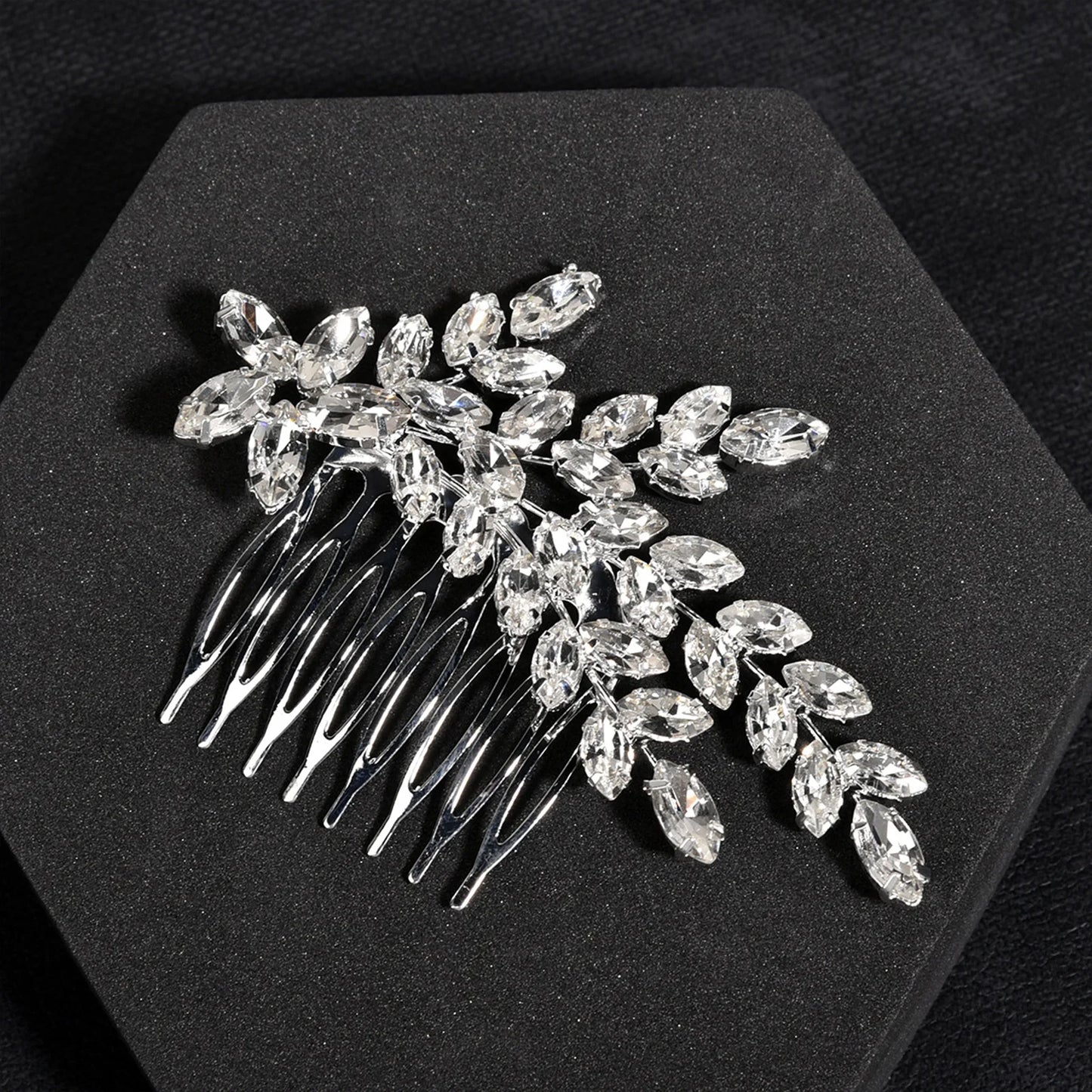 Comb Head Jewelry Bride Hair Clips Headpiece Crystal Women Bridal Hair Accessories Women Hair Ornaments
