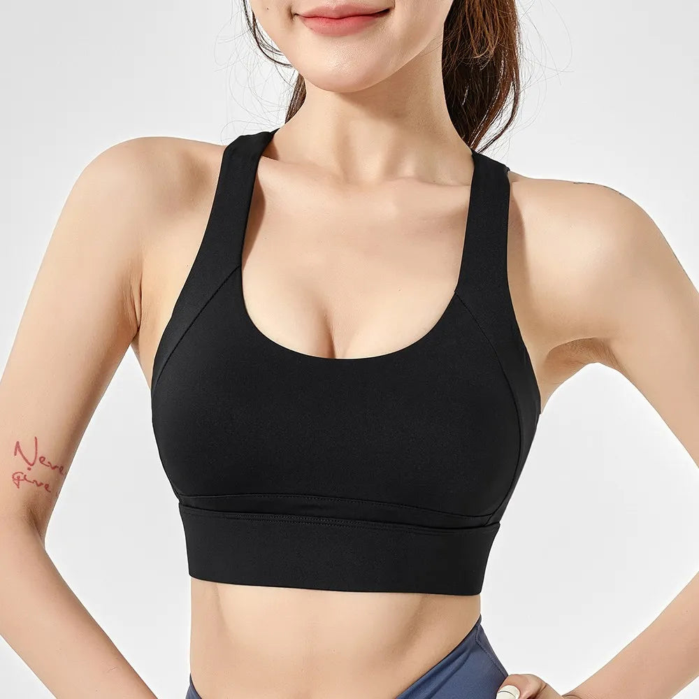 Pilates Sports Bra  Comfortable High Supporter Sports Bra Yoga  Bra Top