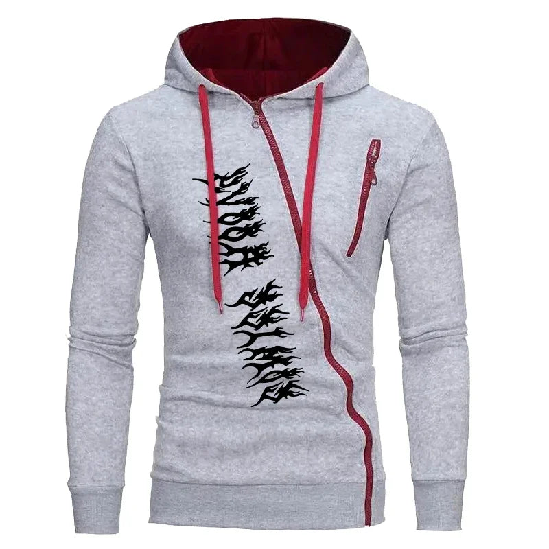 Mens Tracksuit Zipper Hoodies+Sweatpants 2-Piece Set Autumn Winter Male Daily Casual Sports Jackets Jogging Suit Tops Or Pants