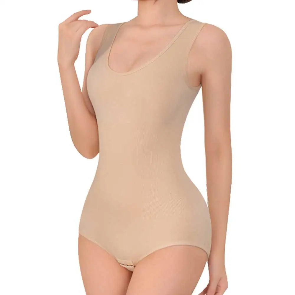 Bodysuit Shapewear Full Body Shaper Tummy Control Slimming Body Suits Open Crotch Shapewear