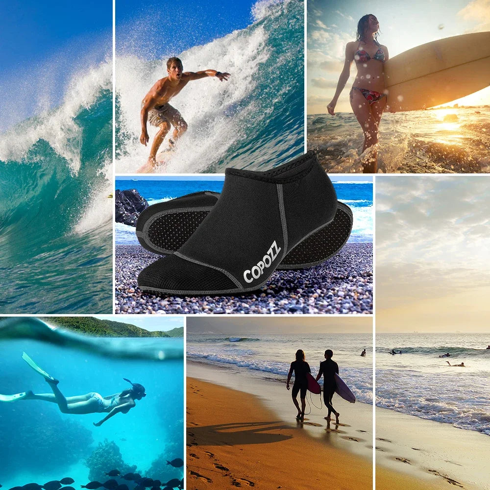 3MM Neoprene Diving Socks Beach Snorkeling Fins Water Shoes Non-Slip Sneaker
