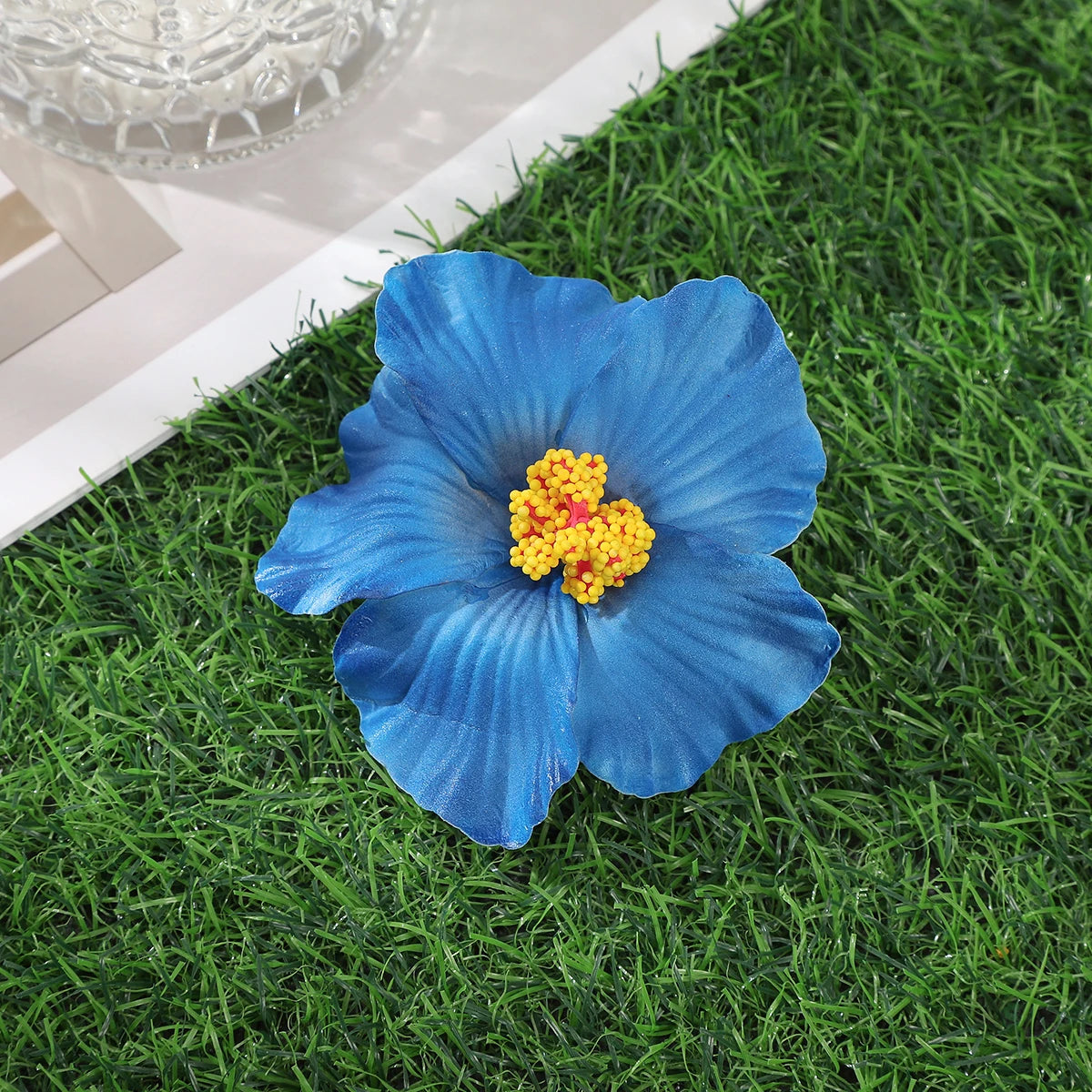 Orchid Flowers Hair Clips Bohemian Small Hairpin Barrette Beach Wedding Flower Women Holiday Hair Clip Hair Accessories