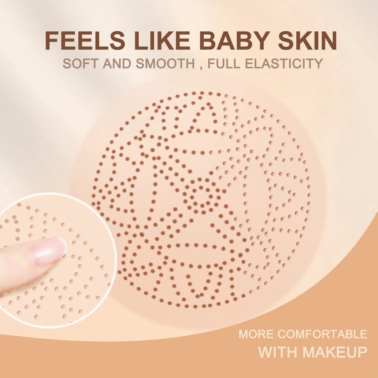 3color/set Mushroom Head Air Cushion BB Cream Oil-control Hides Facial blemishes Moisturizing Nude Foundation Concealer