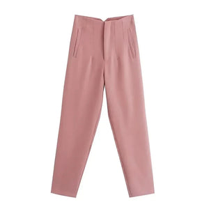Ladies Pants Office Wear Pants for Women Fashion High waist Formal Pants Office outfits Pencil Trousers