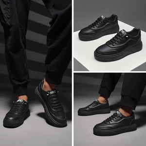 Men's Luxury Vulcanized Sneakers, Fashion Outdoor Sport Shoes w/Breathable Design for Gym/Casual Wear & Street Style