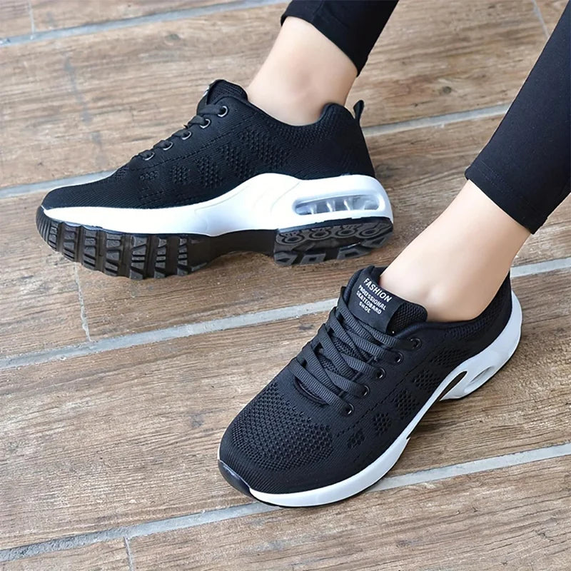 Air Cushion Sneakers  Mesh Sport Running Training Shoes  Walking Shoes Outdoor Non Slip Tennis Shoes