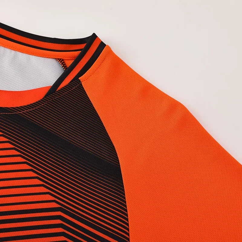 2 Pcs  Soccer Suit of Summer Quick Dry Family Matching Set High End shirt And Shorts Set Football Outdoor Sports Clothes