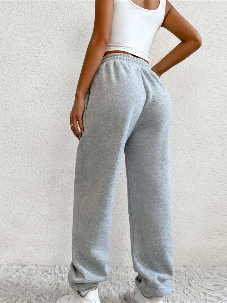 Women s High Waist Yoga Sweatpants with Side Pockets  Workout Pants Running  Active Wear