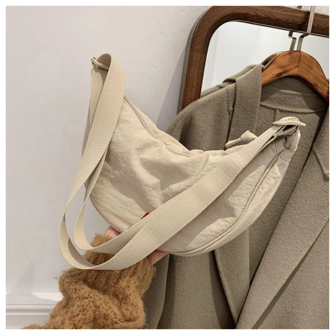 Casual Nylon Hobos Crossbody Bag for Women Designer Shoulder Bags Large Capacity Tote Lady Travel Shopper Bag