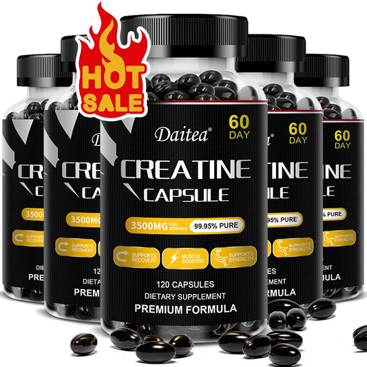 Muscle Mass Supplement - Capsules / Muscle Growth, Natural Performance and Endurance