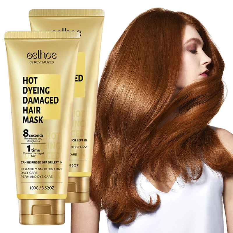 Keratin Hair Mask 5 Seconds Fast Repairing Frizz Dry Hair Anti Rolling Nourish Moisturize Soft Smooth Shiny Conditioners