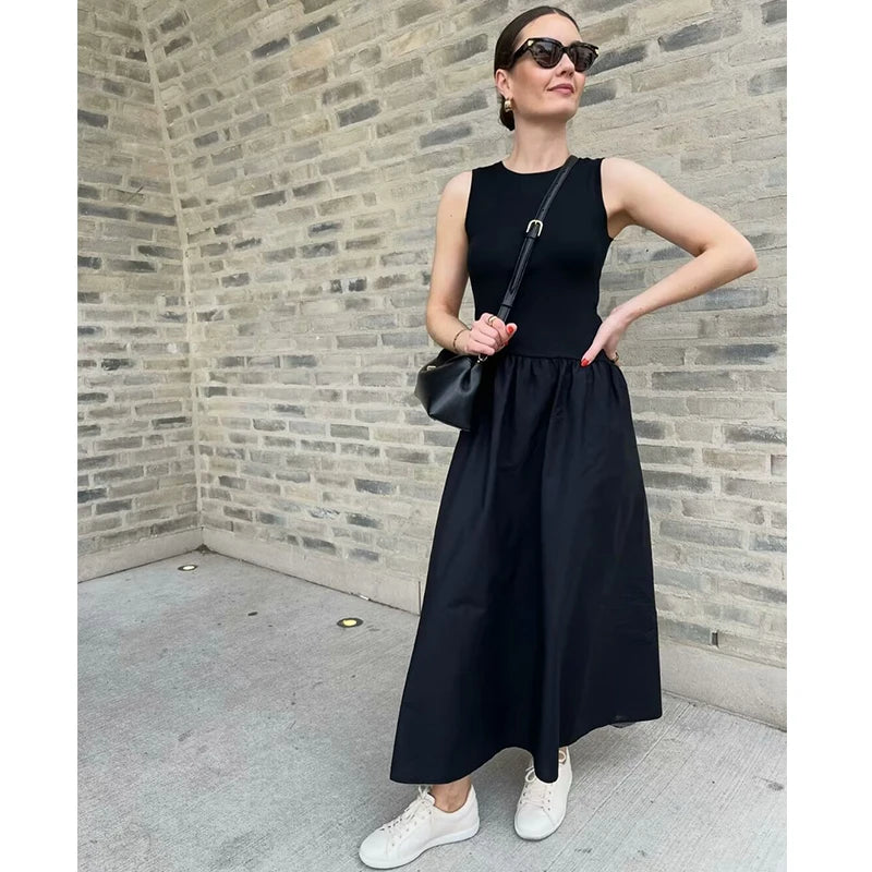 Women's Chic Slim Simple Elegant Dress Street Women's Comfortable Dress