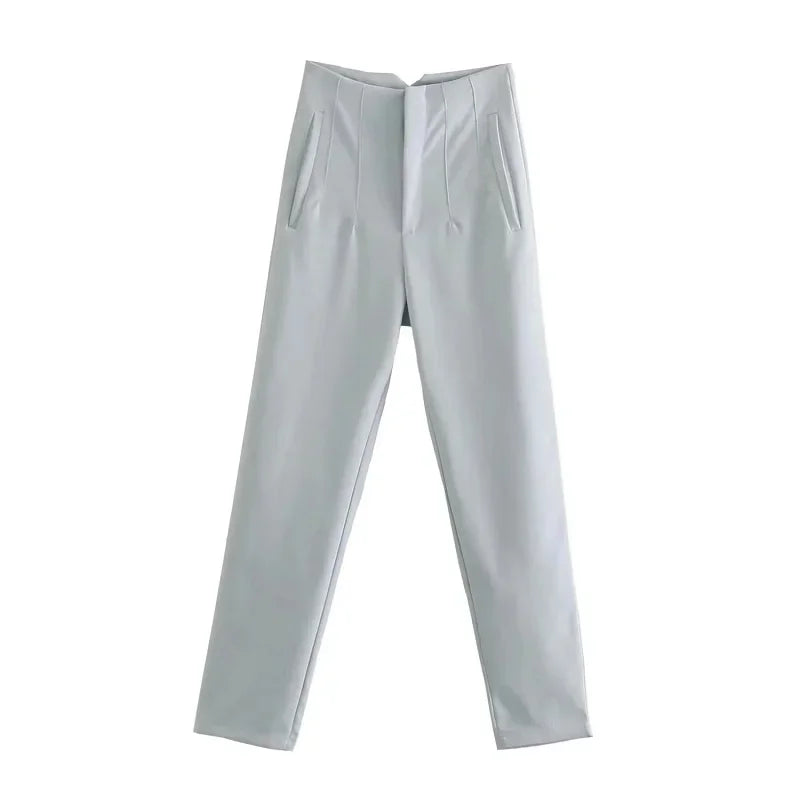 Ladies Pants Office Wear Pants for Women Fashion High waist Formal Pants Office outfits Pencil Trousers