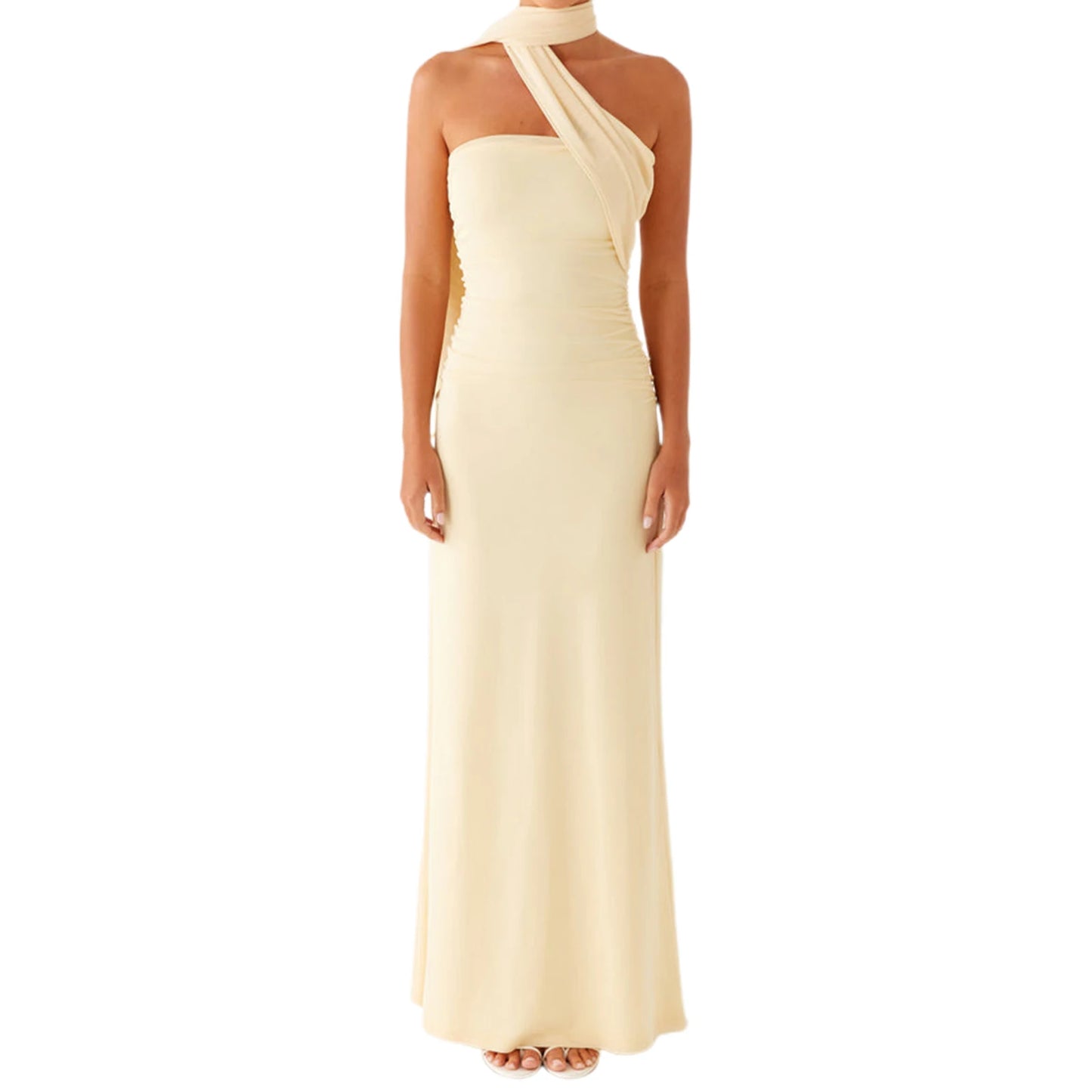 Elegant Maxi Dress with Boho Floral Print and Off-Shoulder Design Perfect for Summer Parties and Beach Vacations Includes
