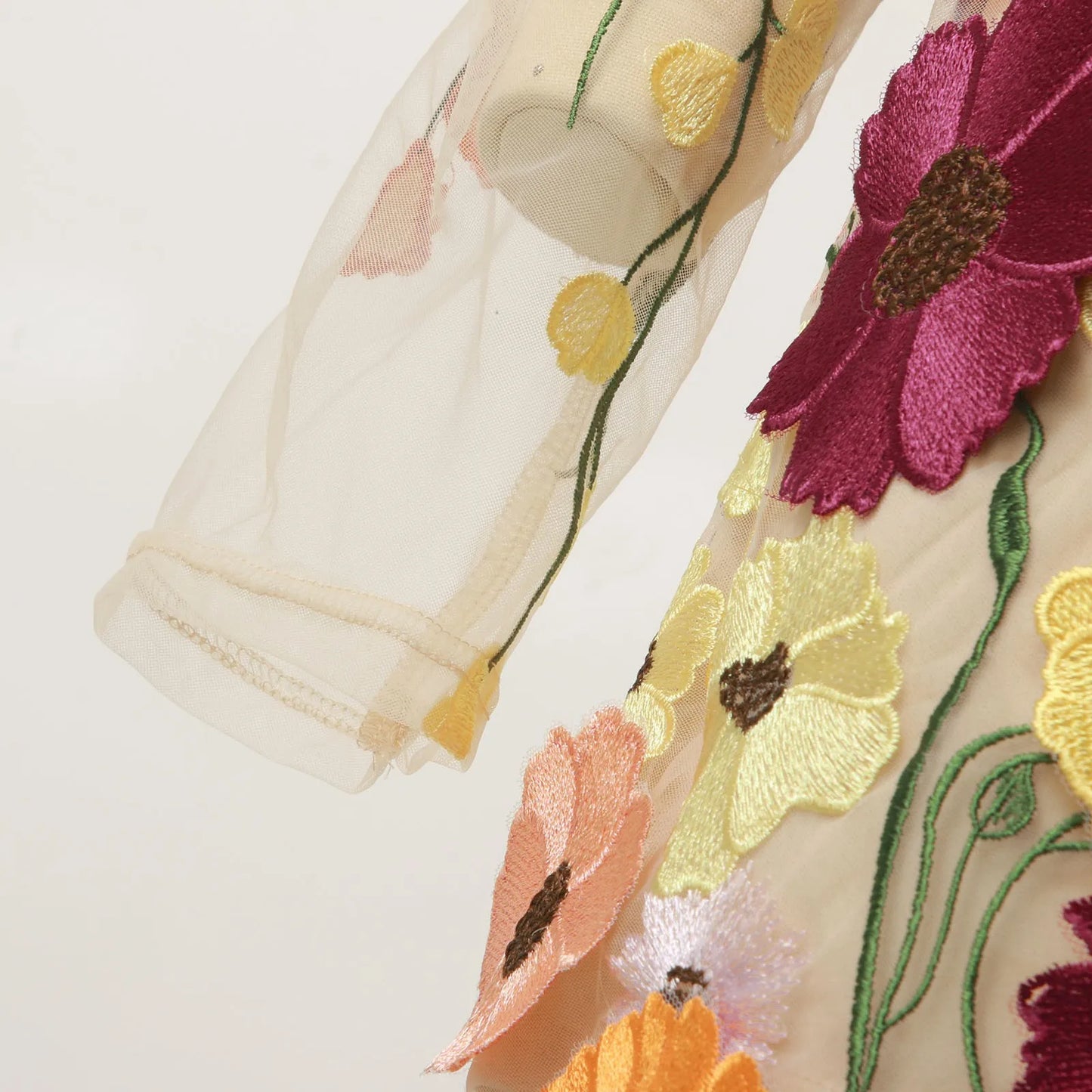 Oscar De La Renta Women Dress Vintage Backless Sexy Elegant Party Dress Mini Chiffon Floral Embroidery Mesh Lace Cocktail Dress
