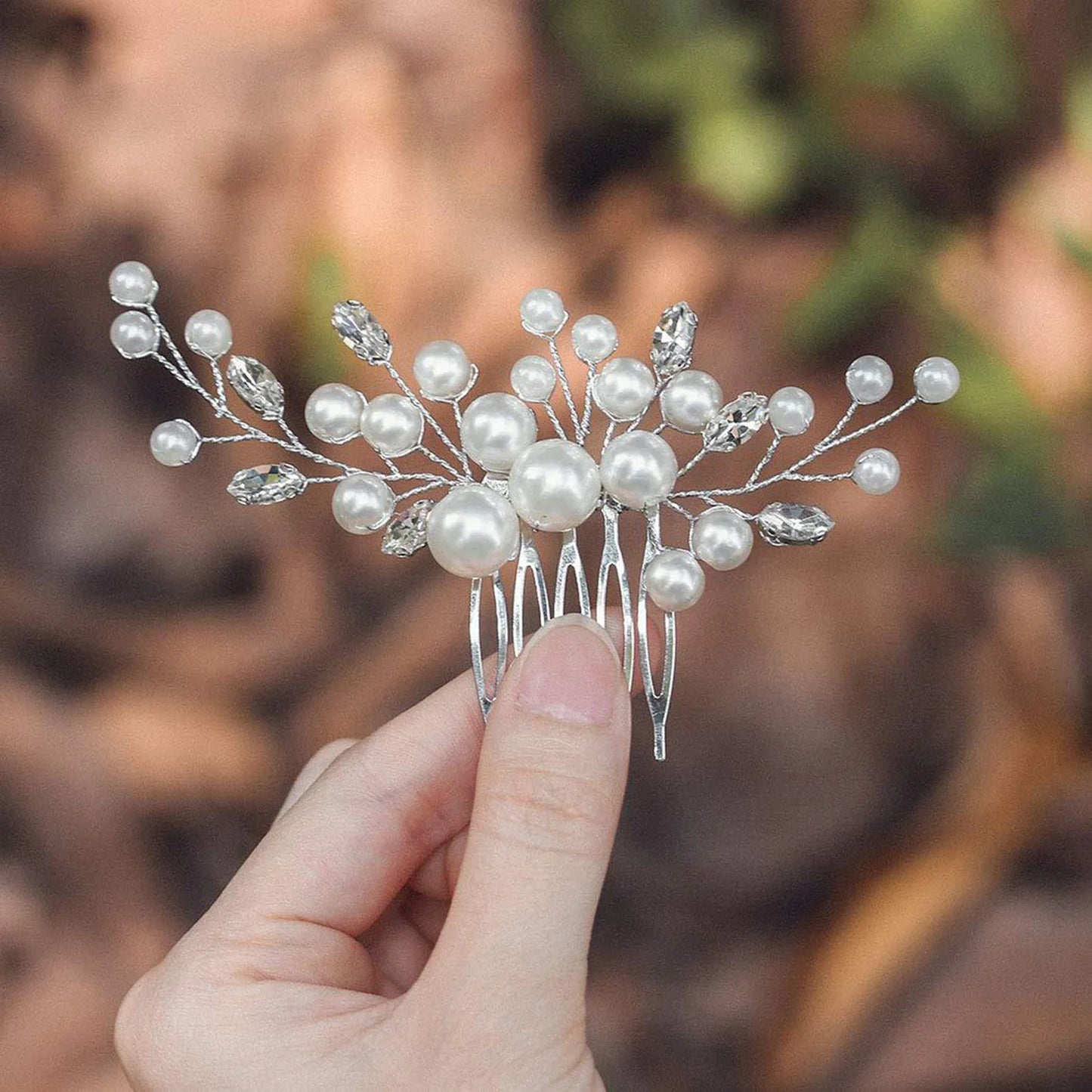 Comb Head Jewelry Bride Hair Clips Headpiece Crystal Women Bridal Hair Accessories Women Hair Ornaments