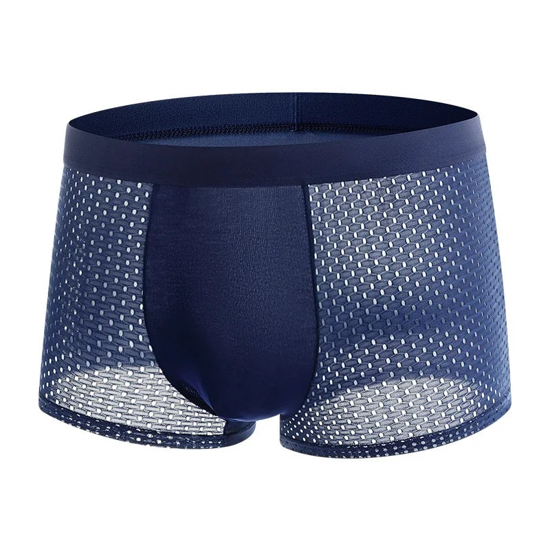 Bamboowear Bamboo Fibre Shorts Men large size Microfiber Fiber Briefs Underwear Compression Stretch plus size