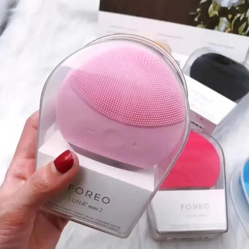 mini 2 facial silicone facial cleansing brush, USB charging, waterproof, level 8