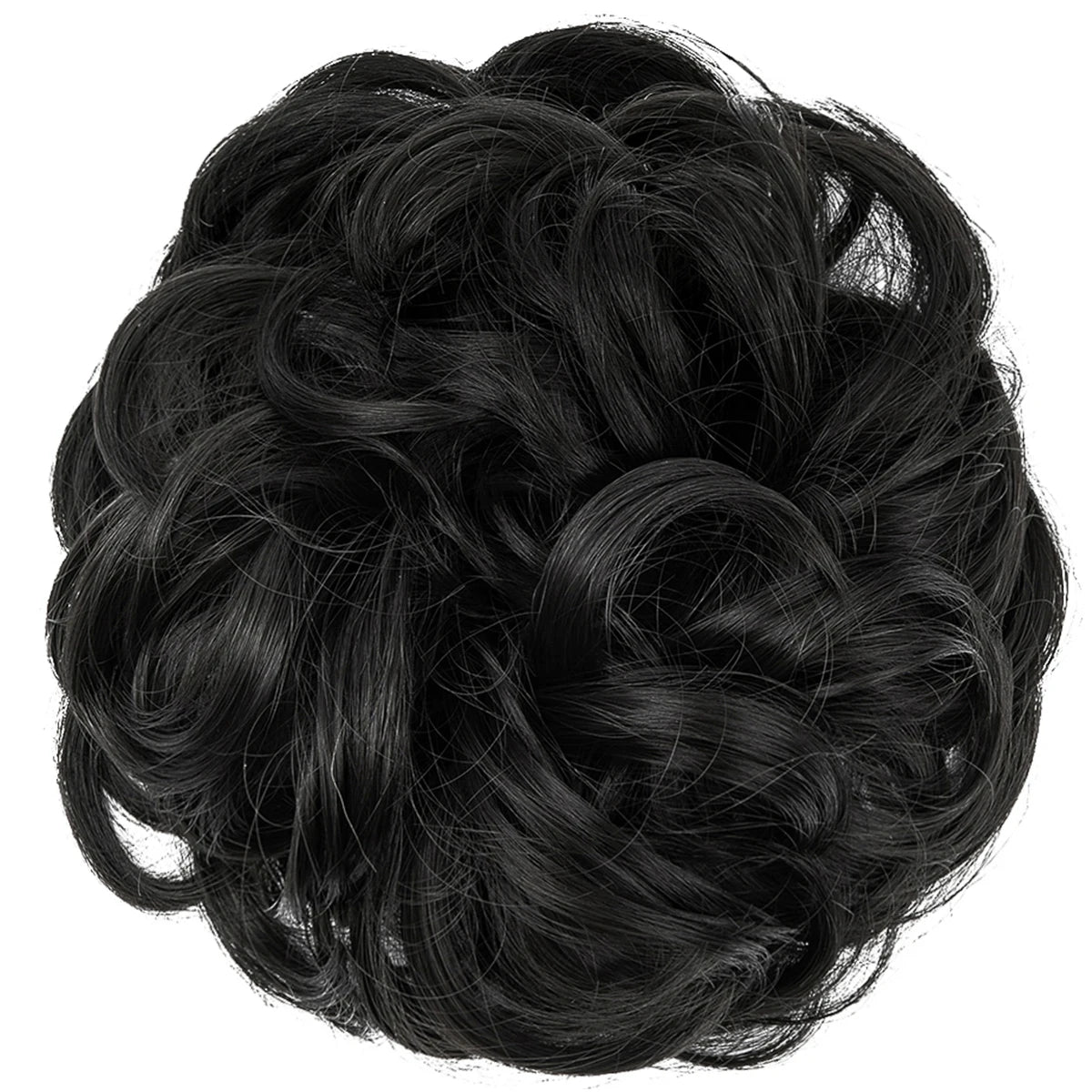 Synthetic Messy hair piece Daily Use Chignon Scrunchies Fake Elastic Hairpiece Blonde Brown Donut Bun For Women