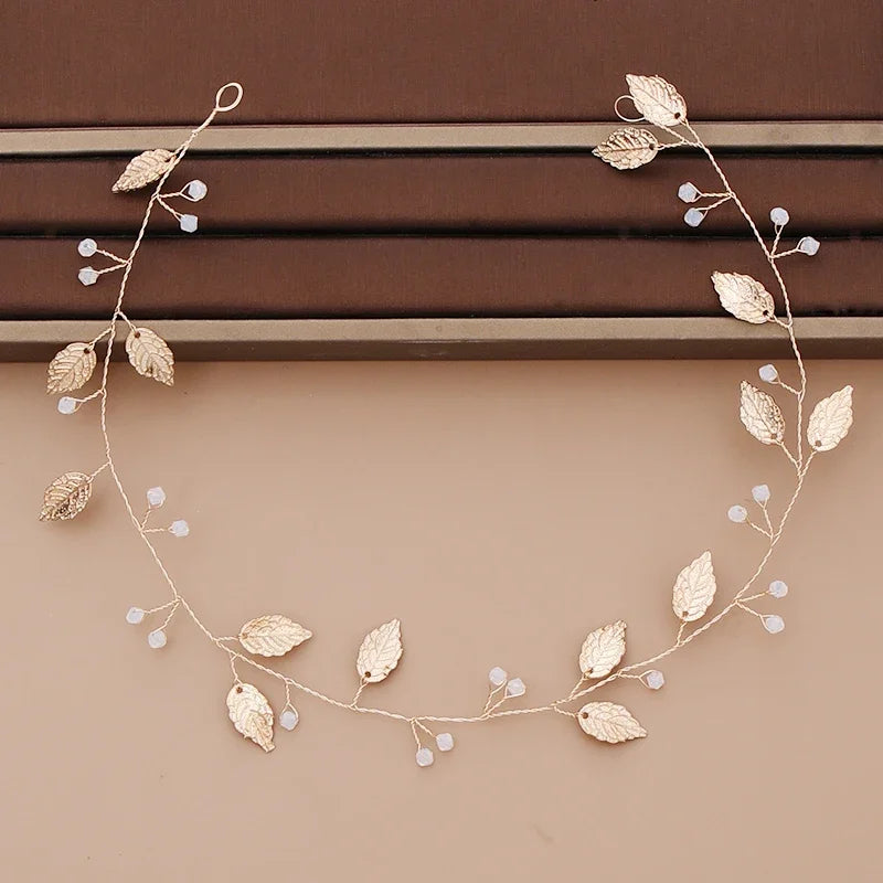 Pearl Headband  Hair Accessories Rhinestone Crystal Wedding Headband For Women Bride Head piece Hair Jewelry
