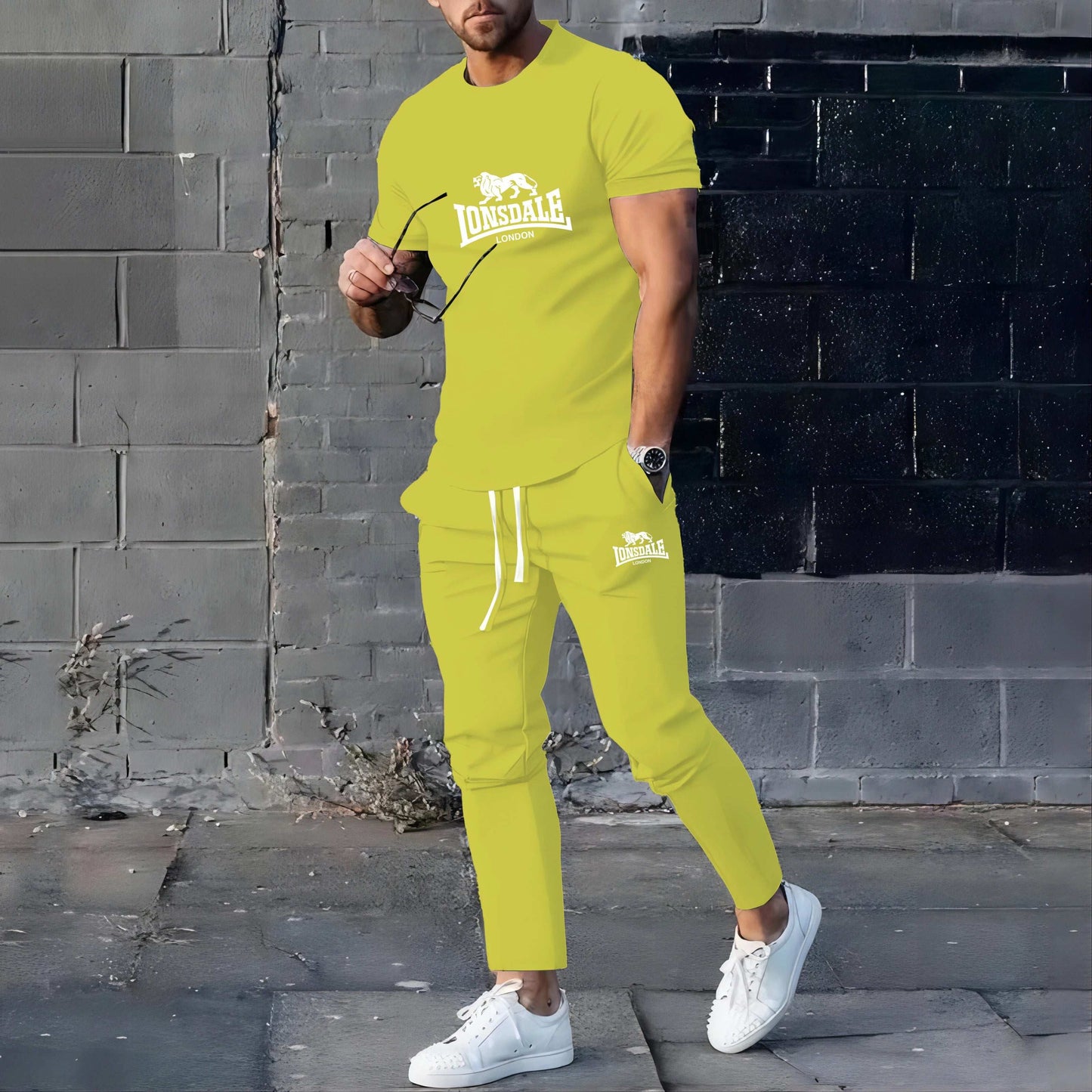 Summer hot selling men's suits sportswear men's fashion clothing  T-shirts pants two-piece sets casual wear streetwear