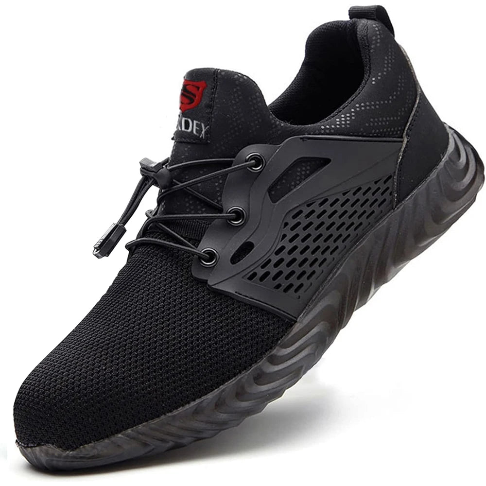 Steel Toe Sneakers  Indestructible Work Shoes Lightweight Comfortable Safety Boots