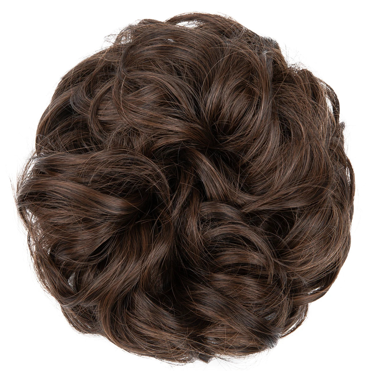 Synthetic Messy hair piece Daily Use Chignon Scrunchies Fake Elastic Hairpiece Blonde Brown Donut Bun For Women