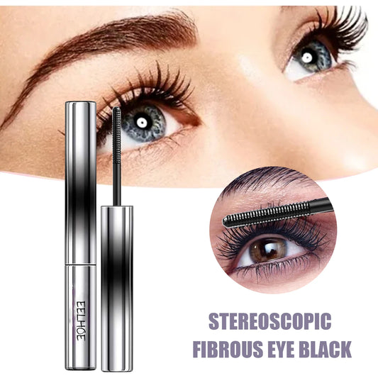 Waterproof Mascara Lengthening Black Lash Eyelash  Long-wearing Black Color Mascara