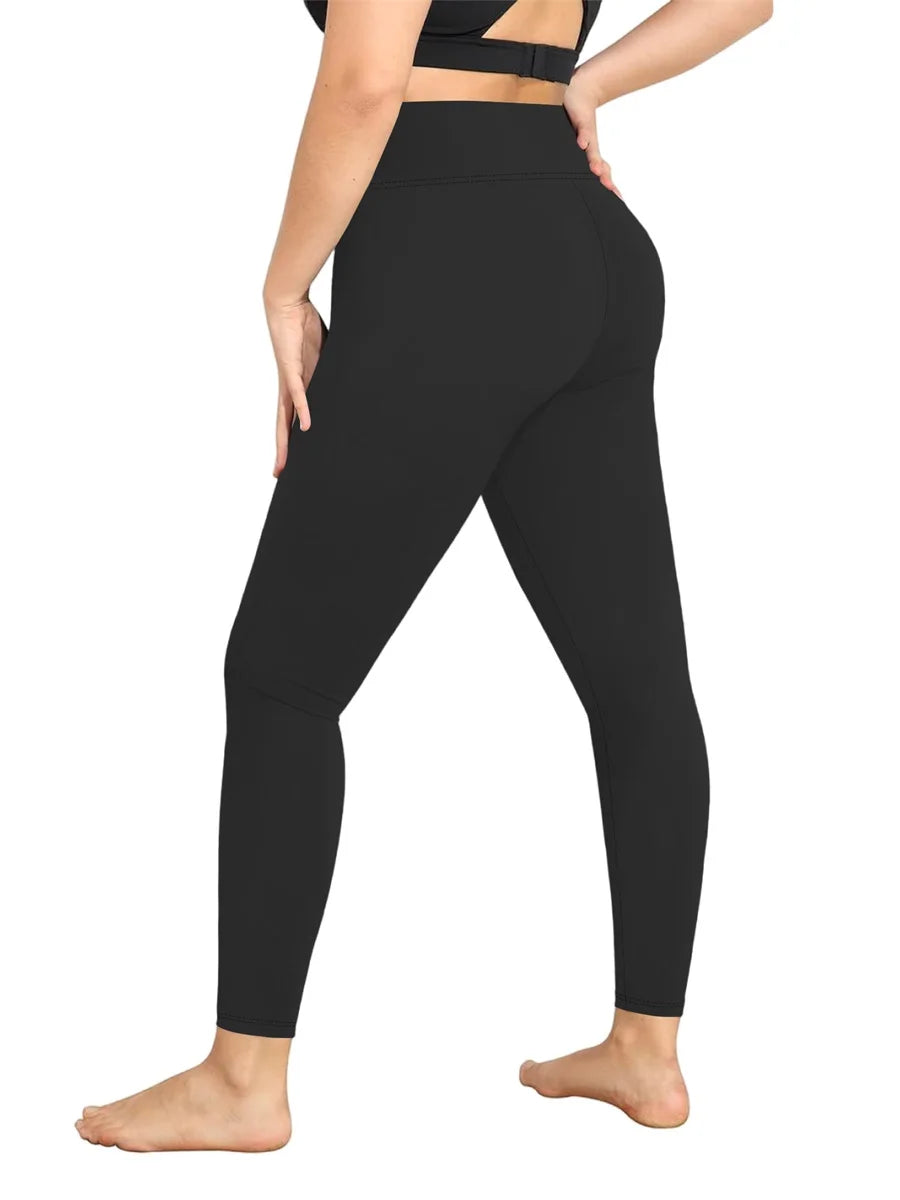 High Waist Yoga Leggings Stretch Workout Pants for Running Gym Fitness Activewear