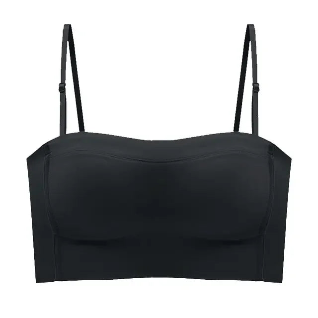 Seamless Women Tube Top Push Up Bandeau Bra Strapless