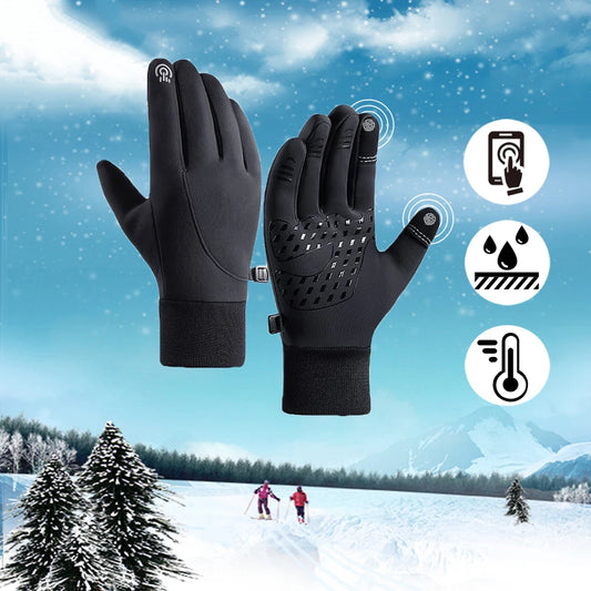 Winter Warm Cycling Gloves Skiing Windproof Gloves Waterproof