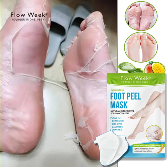 Foot Peel Mask, Exfoliating Peel Off Calluses Dead Skin Callus Remover Dry Cracked Feet, Baby Soft Smooth