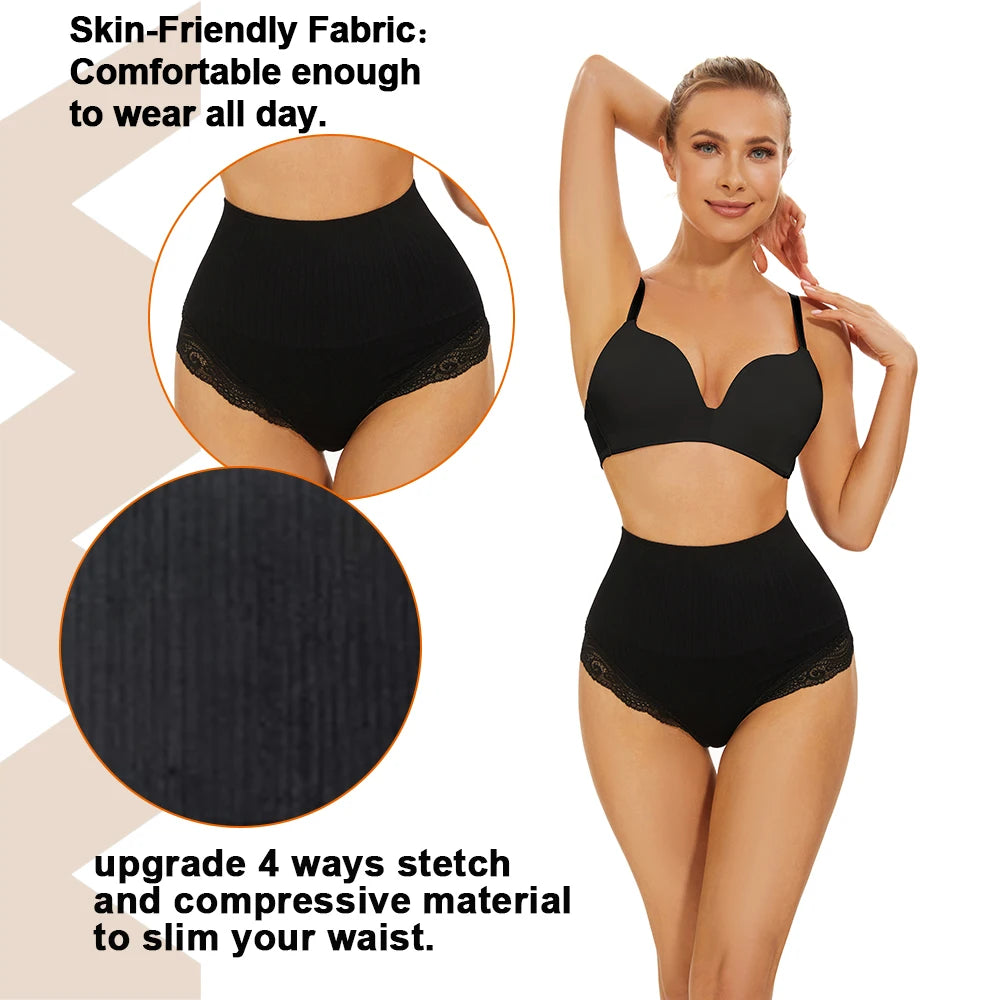 High Waist Seamless Panties  Shapewear Tummy Control Briefs  Bodyshaper