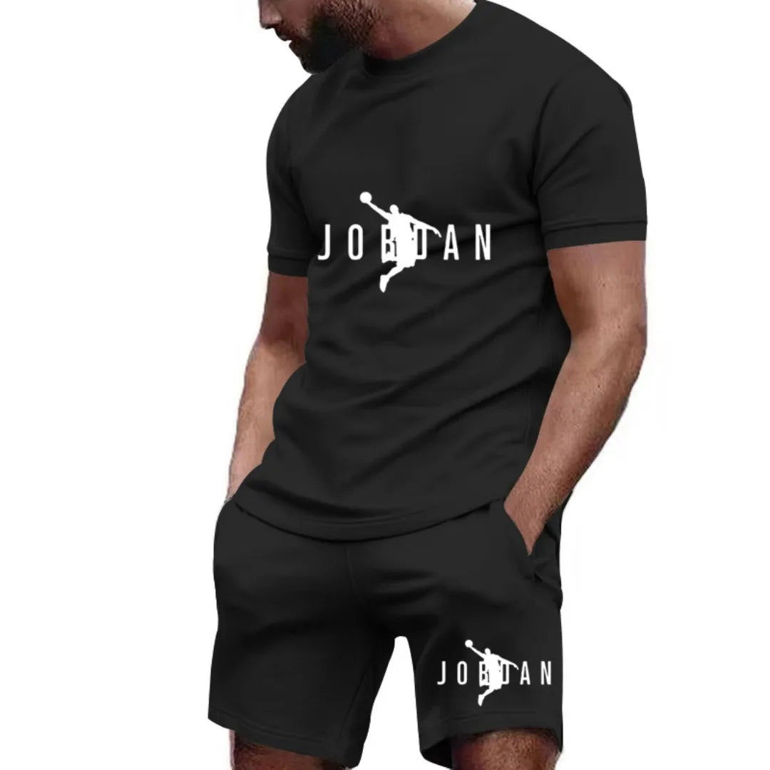 Fashion Summer Men's Sets Clothing Casual T-Shirts And Shorts Two Piece Tracksuits Outwear Loose Tops & Tees