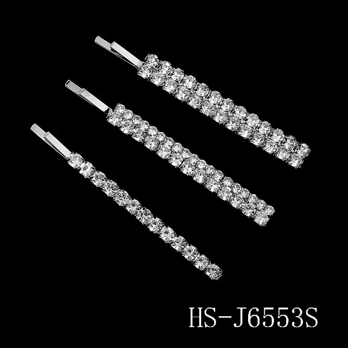 Fashion Barrettes Clear Crystal Women Hair Ornaments Hair Pins Women Hair Clips  Hair Jewelry Accessories