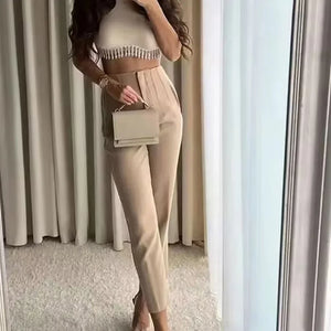 Ladies Pants Office Wear Pants for Women Fashion High waist Formal Pants Office outfits Pencil Trousers