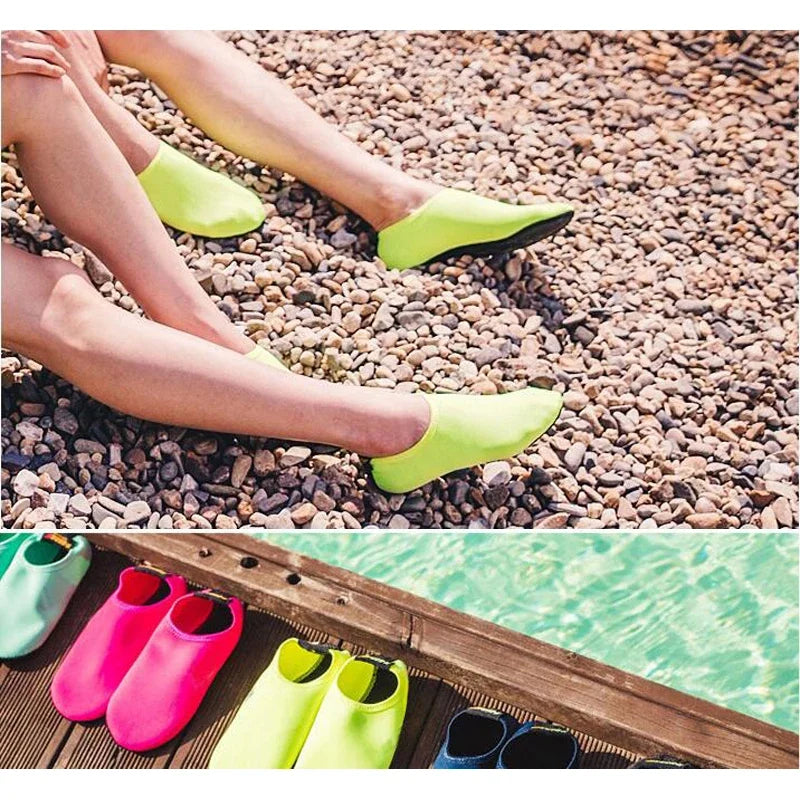 Beach Aqua Socks Summer Barefoot Water Shoes for Swim Surfing Diving snorkeling Gym Yoga Fitness
