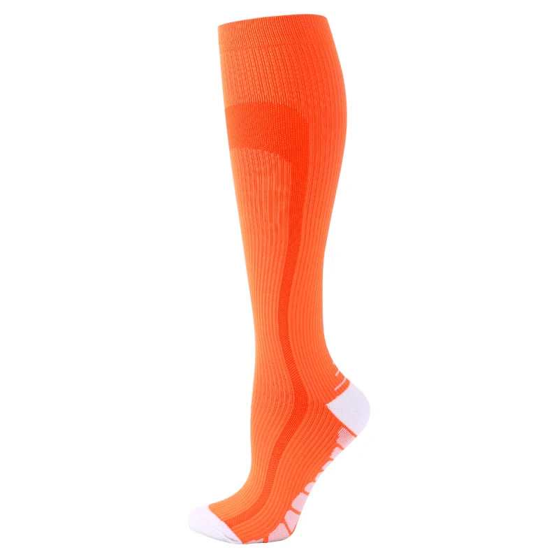 Compression Socks Knee High 20-30 Mmhg Fit Medical Edema Diabetes Varicose Veins Running Marathon Compression Sports Socks