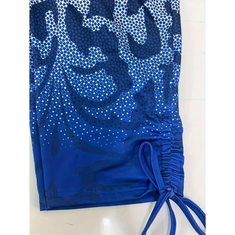 Comfortable and Casual Leopard Printed Drawstring Capris Leggings