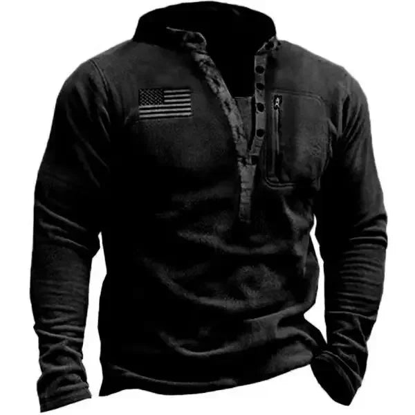 Outdoor Warm Breathable Tactics Fleece Jacket US Zipper Pullover Thermal Hiking Sweater