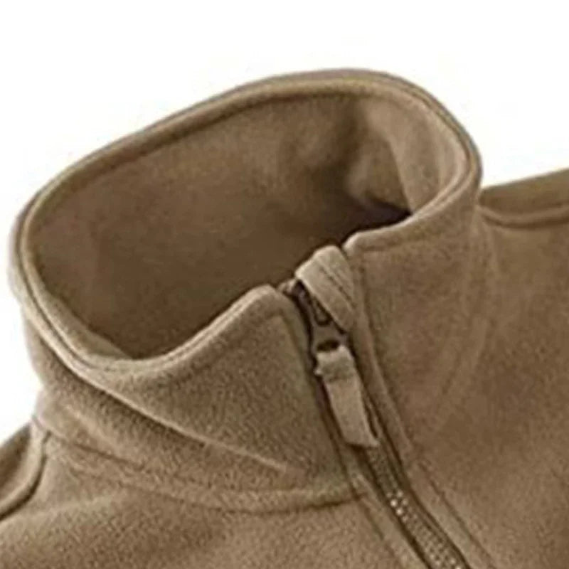 Outdoor Warm Breathable Tactics Fleece Jacket US Zipper Pullover Thermal Hiking Sweater
