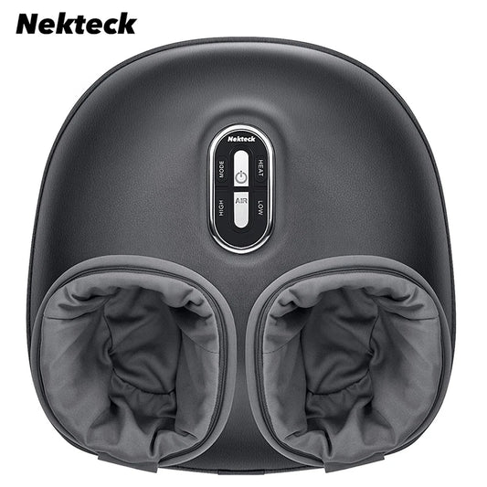 Foot Massager Heating Therapy Air Compression Shiatsu Knead Roller