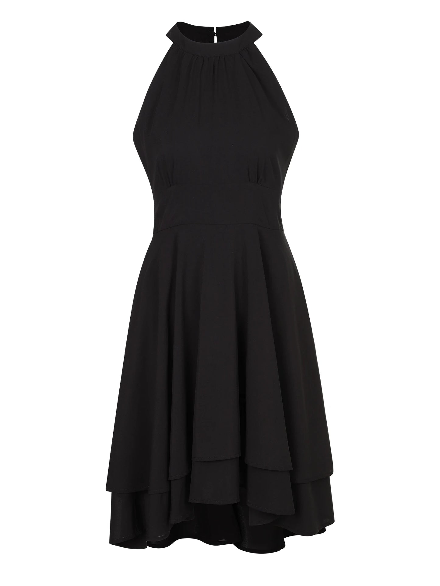 Halter Sleeveless Waist Dress