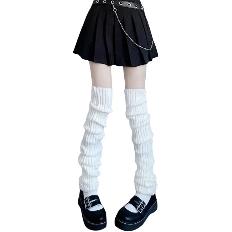 Cable Knit Leg Warmers Soft and Cozy Leg Cover with Ribbed Cuffs