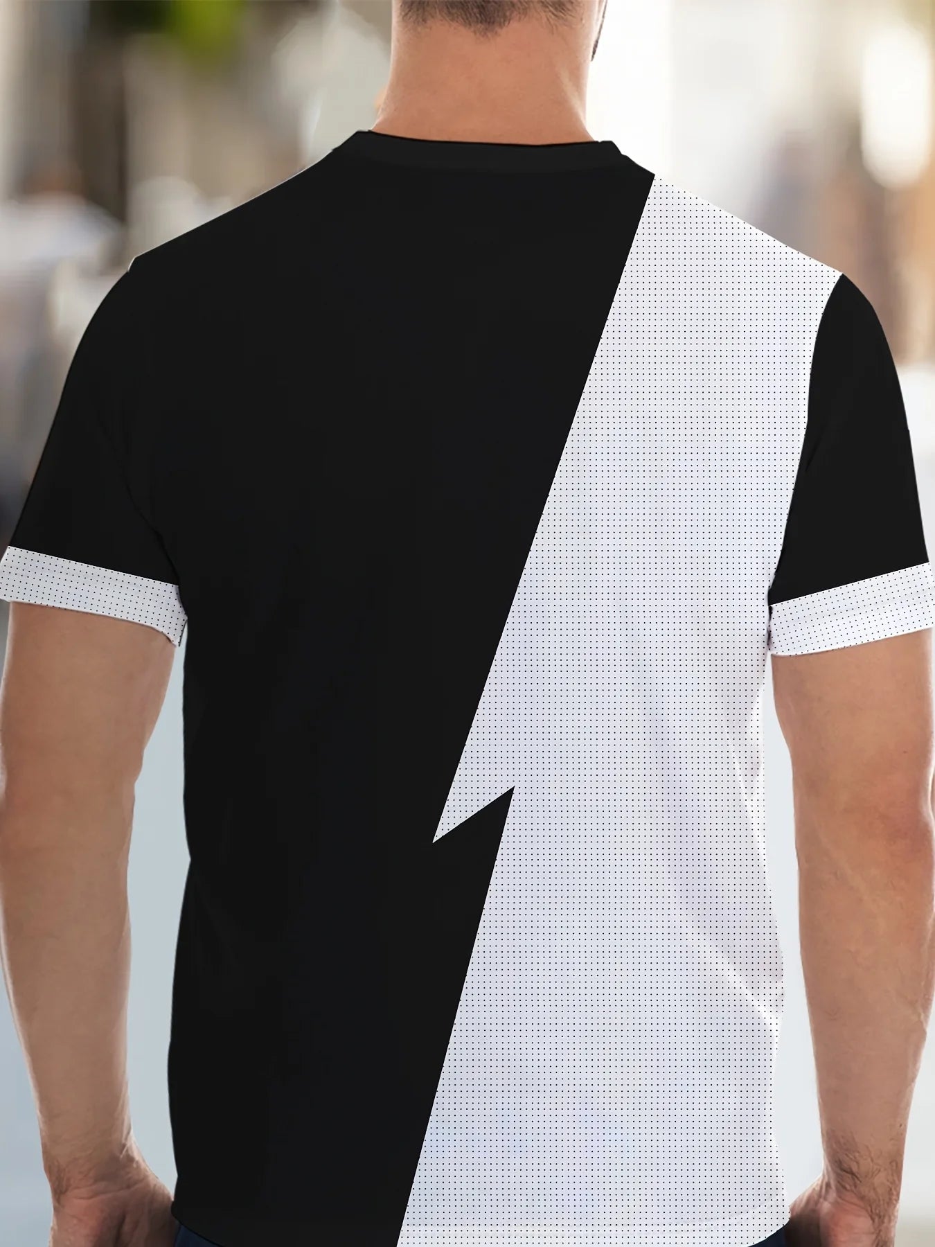 Summer men's short-sleeved T-shirt + shorts set, casual sportswear breathable outdoor casual men's T-shirt set for summer