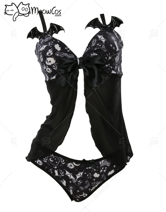 Nightwear Sexy  Babydoll Sleepwear Lace V Neck Strap Chemise Halter  Lingerie