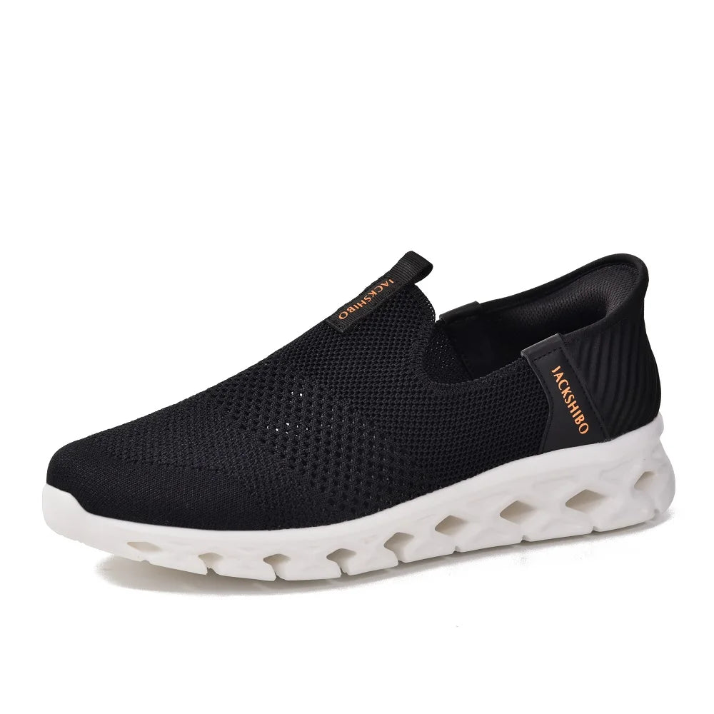 Slip on Sneakers  Walking Shoes with Arch Support Memory Foam