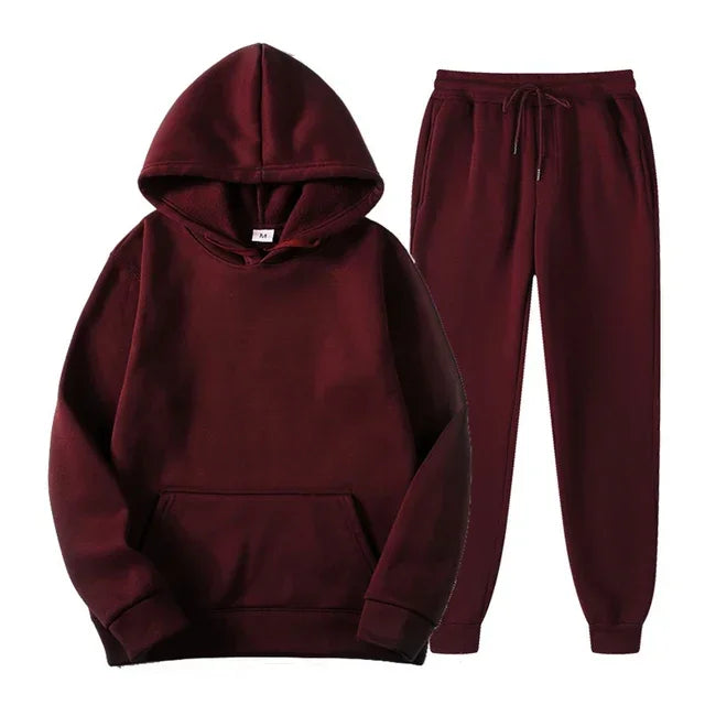 Sweatsuit Set Hoodies + Sweatpants Sports Women's Suit Track Suits