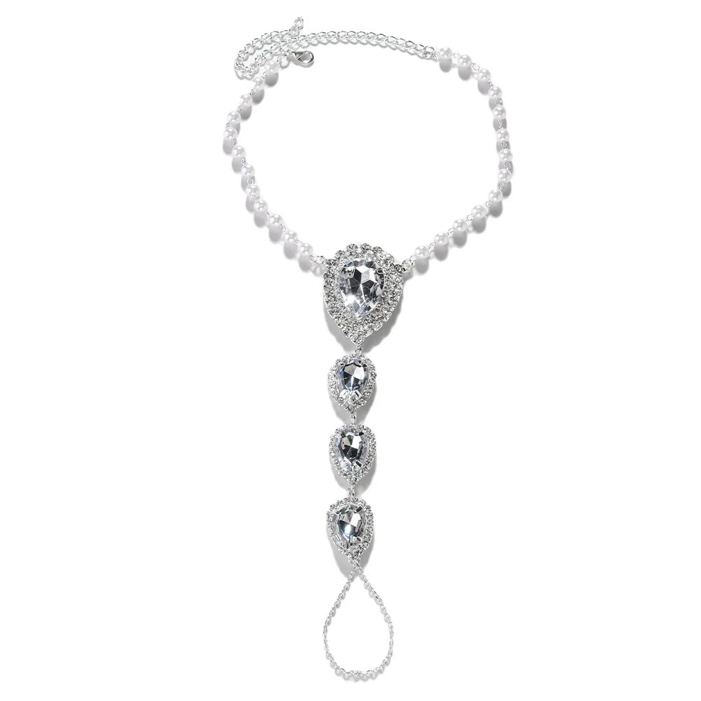 Handmade Pearl Anklet Boho Fashion Foot Jewelry Anklet